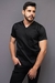 Camisa Lisa Scrub Masculina - Preto