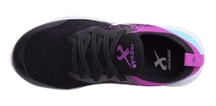 ZAPATILLA DEPORTIVA JAGUAR 9200 NEGRO VIOLETA (28-35) - Distribuidora Piastrelini - Zapatillas por mayor