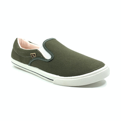 ZAPATILLA INDIAN LONA 340 MILITAR (35-40) - comprar online