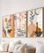 Conjunto 3 Quadros Decorativos Boho Tonalidades