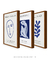 Conjunto 3 Quadros Decorativos Matisse Bluish & Blue Nude - comprar online