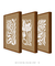 Conjunto 3 Quadros Decorativos Matisse Marrom Predominante - comprar online