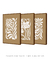 Conjunto 3 Quadros Decorativos Matisse Marrom Predominante - comprar online