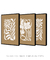 Conjunto 3 Quadros Decorativos Matisse Marrom Predominante na internet