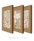 Conjunto 3 Quadros Decorativos Matisse Marrom Predominante