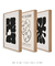 Conjunto 3 Quadros Decorativos Picasso The Museu & Matisse Black - comprar online