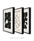 Conjunto 3 Quadros Decorativos Picasso The Museu & Matisse Black - loja online