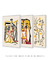 Imagem do Conjunto 3 Quadros Decorativos Picasso Tons de Amarelo