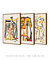 Conjunto 3 Quadros Decorativos Picasso Tons de Amarelo - comprar online