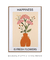 Quadro Decorativo Happiness Is Fresh Flowers - comprar online