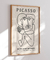 Quadro Decorativo Picasso Beijo