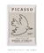 Quadro Decorativo Picasso Dove of Peace 3 - Tons de Casa - Quadros Decorativos