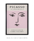 Quadro Decorativo Picasso Em Tons de Rosa - Tons de Casa - Quadros Decorativos