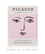 Quadro Decorativo Picasso Em Tons de Rosa - comprar online