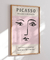 Quadro Decorativo Picasso Em Tons de Rosa