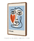 Quadro Decorativo Picasso Tons de Azul 3 - comprar online