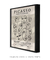 Quadro Decorativo Picasso Varias Faces em Tons Neutro - loja online