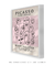 Quadro Decorativo Picasso Varias Faces em Tons Rosa - loja online