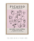 Imagem do Quadro Decorativo Picasso Varias Faces em Tons Rosa