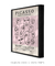 Quadro Decorativo Picasso Varias Faces em Tons Rosa - loja online