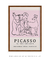 Quadro Decorativo Picasso Varias Tocando Instrumentos em Tons Rosa - comprar online