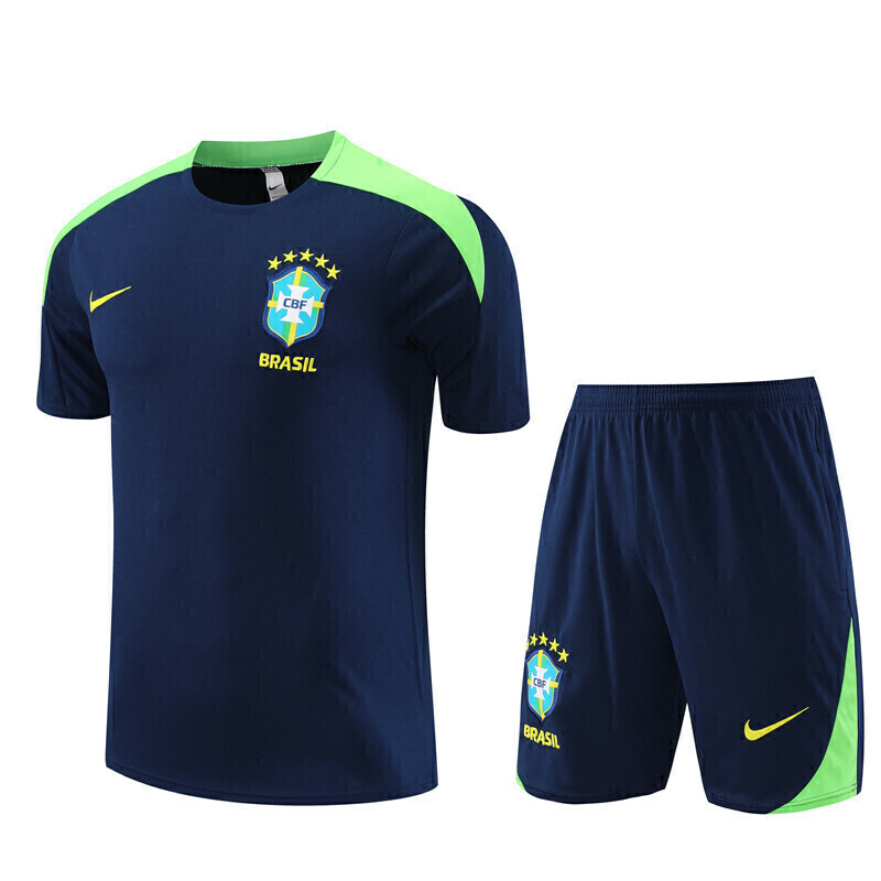Camiseta Nike Brasil Treino Infantil Verde - Compre Agora