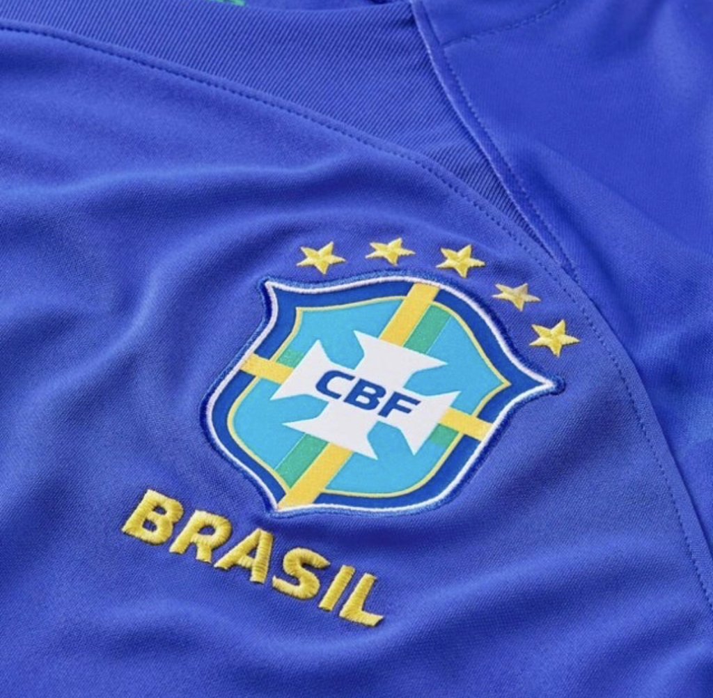 2022 2023 Jersey Brasil Preto Nome Personalizado Número Futebol 1