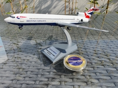 BRITISH AIRWAYS BOEING 727-200 con moneda conmemorativa - comprar en línea