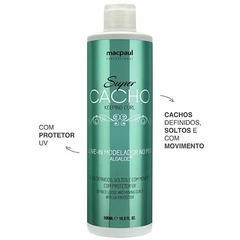 LEAVE-IN MODELADOR ATIVADOR DE CACHOS ALGALOE LINHA SUPER CACHO NO POO MACPAUL 500ML - comprar online