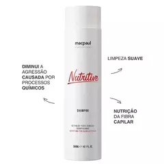 SHAMPOO NUTRIÇÃO E HIDRATAÇÃO LINHA NUTRITIVE MACPAUL 300ML. - comprar online