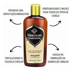 CONDICIONADOR LINHA MARROCAN ARGAN OIL MACPAUL - 240ML. - comprar online