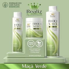 Kit Ativador de cachos Essência Maçã verde- Realiz