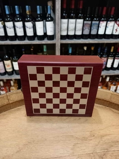 SET DE VINO AJEDREZ 4 PIEZAS - comprar online