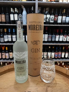 TUBO GIN MOREIRA CON VASO GRABADO