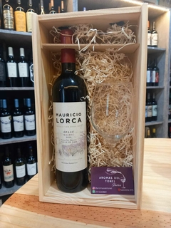 BOX COPA + VINO MAURICIO LORCA OPALO MALBEC