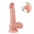 Imagem do Dildo Super Realístico Dupla Camada - Ventosa Removível - 19,0 X 3,7 cm