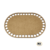 Base para crochê oval em mdf - comprar online