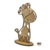 Girafa safari selva com base em mdf