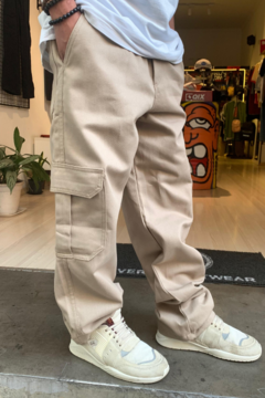 CALÇA CARGO RIVER STREETWEAR CAQUI