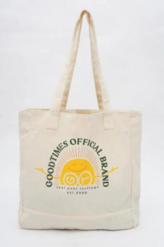 TOTE BAG GOOD TIMES NATURAL