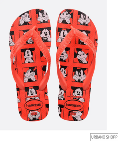 Chinelo Havaianas Feminino Mickey Minnie Top Disney na internet