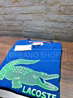 Camiseta Lacoste Sport Gola C Azul Marinho US500 na internet