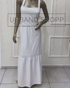 Vestido Branco Plus 50 (Tam 50) US552