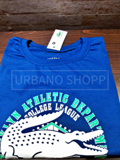 Camiseta Lacoste Sport Gola C Azul Marinho US500