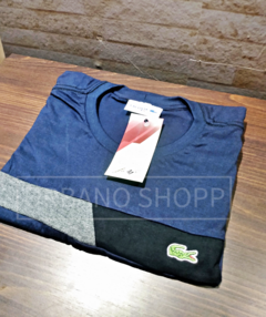 Camiseta Lacoste Sport Gola C Azul Marinho US500