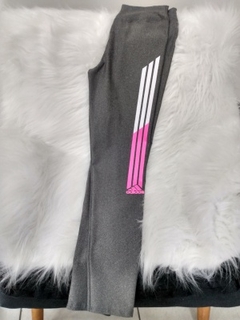 Calça Legging Fitness Adidas Cinza (Tam : P/M/G/GG)