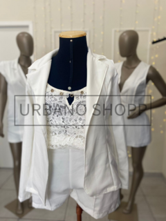 Blusa Feminina Off White (Tam G) US555