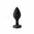 Plug Anal em Silicone Go Play Ben Preto - 7,5 cm x 3 cm - Amiga Comprei