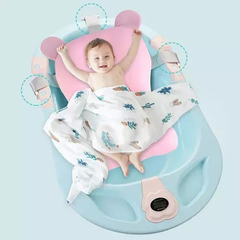 Almohadon Soporte Reductor Seguridad bebe para bañadera Acolchado ROSA - Box keola