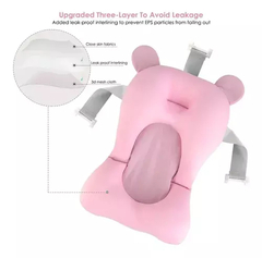 Almohadon Soporte Reductor Seguridad bebe para bañadera Acolchado ROSA - tienda online